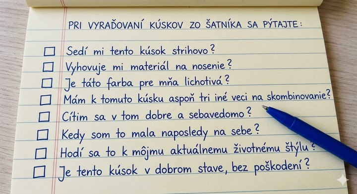 Móda - aké otázky sa pýtať pri vyraďovaní zo šatníka